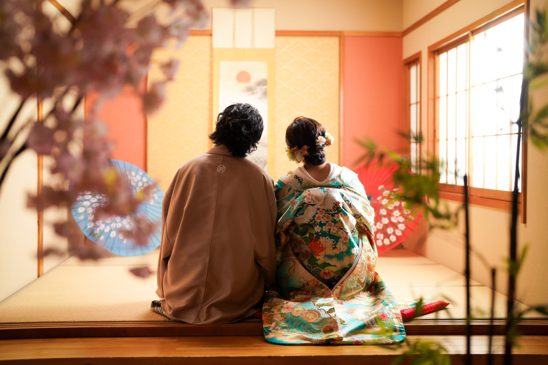 【和装+洋装】2着でスタジオ撮影 20背景撮り放題&衣装500着追加料金なしで選び放題 全データ等必要なもの全部込みで追加金なし