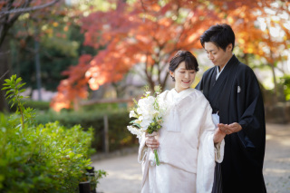 秋の紅葉　和装１着のロケプラン　全データとアルバム付