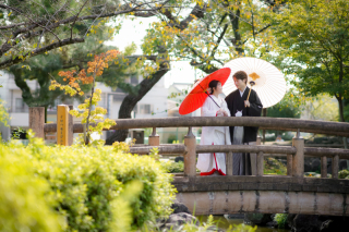 和装２着でお茶室と日本庭園ロケ000撮影プラン　500着衣装追加料金なしで選び放題　全データ付