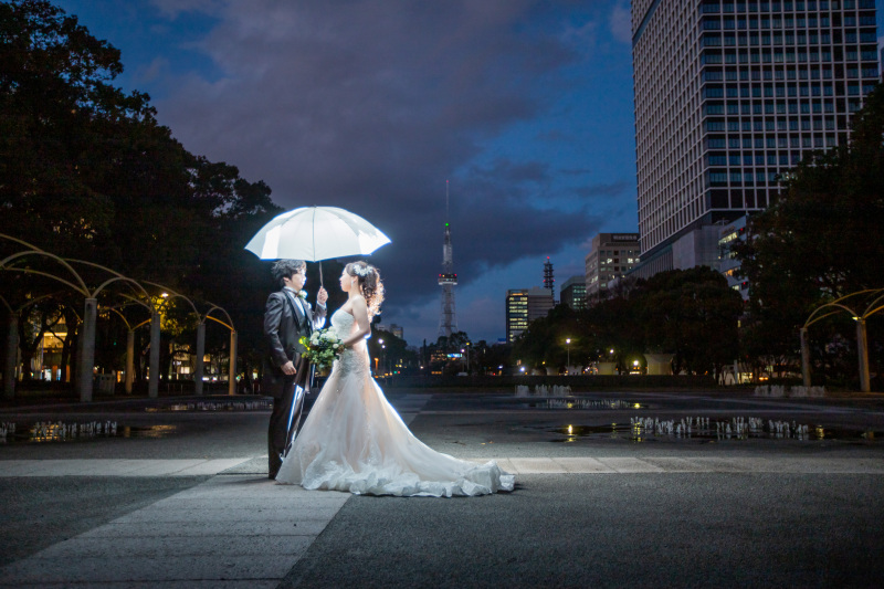 選べるロケ地を2ヶ所行けるドレスタキシードプランでも総額170,500円 色々ついててもちろん追加料金なしで叶います