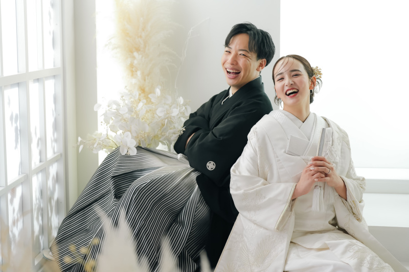 チャペル➕スタジオ撮影【和装＋洋装】500着追加料金なし　全データ＋レタッチ＋アルバム等必要なもの全部込み