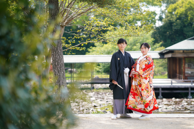 <新企画>2着でお茶室と日本庭園ロケ200撮影プラン 500着衣装追加料金なしで選び放題 全データとアルバム付