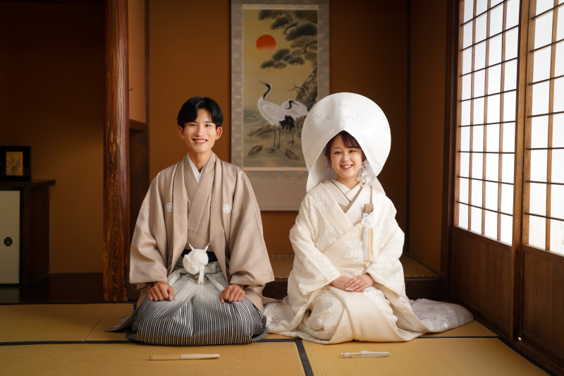 予約受付開始【桜×お茶室】中村公園ロケプラン 白無垢&色打掛の2着・ロケ費・全データ・アルバムなど必要なもの全部込み追加料金なし