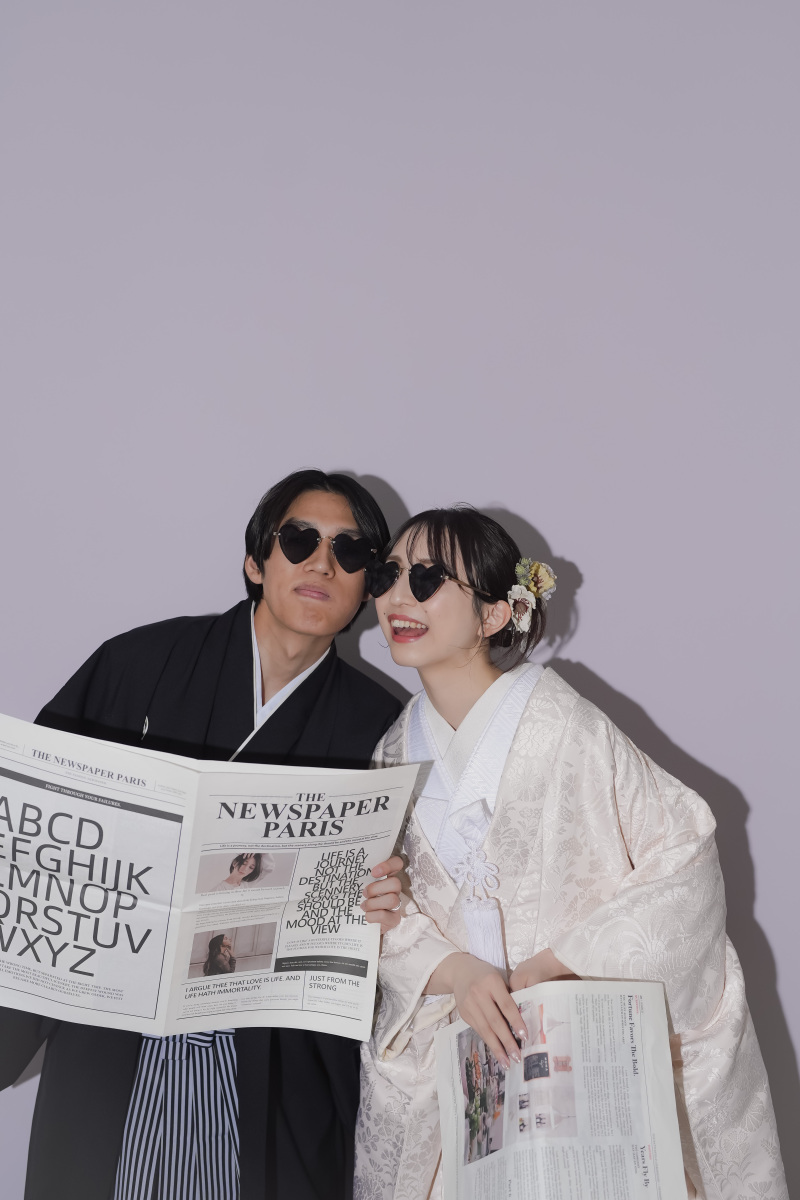 【和装+洋装】2着でスタジオ撮影 20背景撮り放題&衣装500着追加料金なしで選び放題 全データ等必要なもの全部込みで追加金なし
