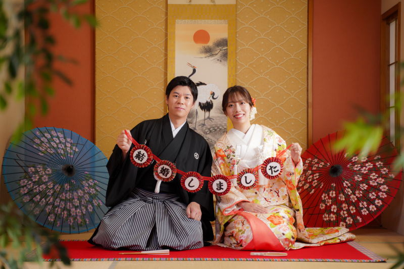 ★当社最安3着撮影の和装&洋装プラン★自慢の衣装がすごい 必要なもの全て揃って色々追加料な金しで全データ色補正レタッチ済み納品