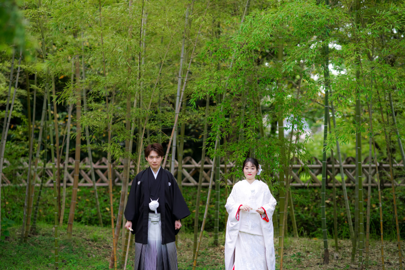 【中村公園】白無垢と色打掛の2着撮影 10月11月12の土日もまだ間に合う  お茶室と日本庭園を満喫 全データ付