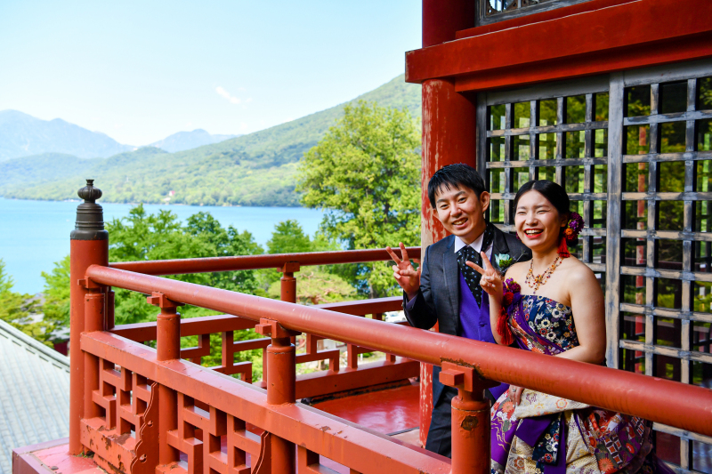 立木観音で有名な「中禅寺」&白樺の林の中での撮影ができる「湯ノ湖」のジョイントプラン