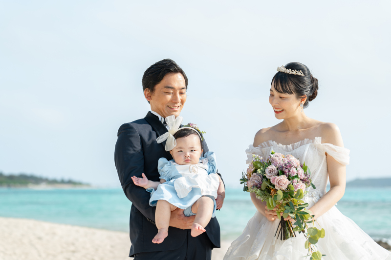 お子様との撮影も