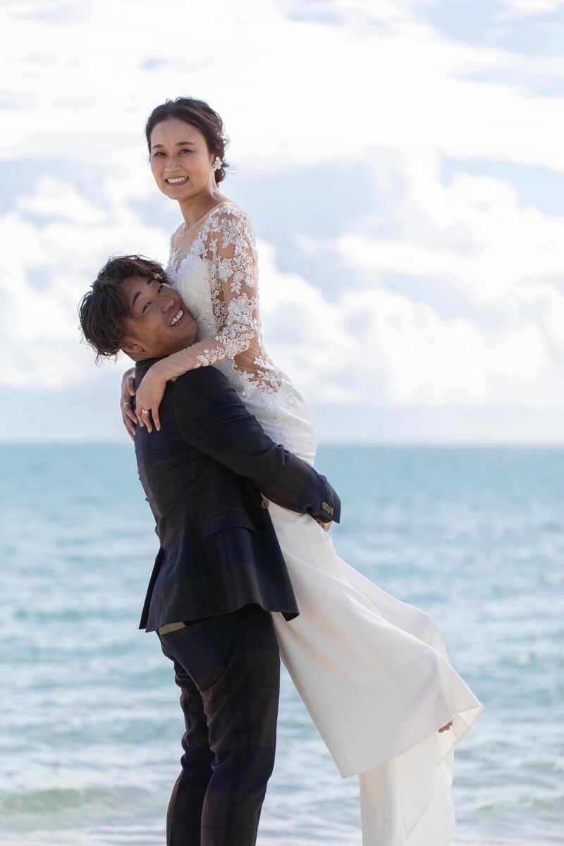 だっこショットも決まりました