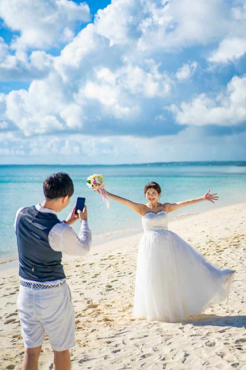 おふたりで写真の撮りあいもOK
