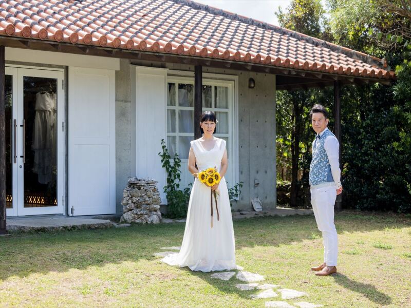 ロケーション撮影前にガーデンでも撮影しましょう