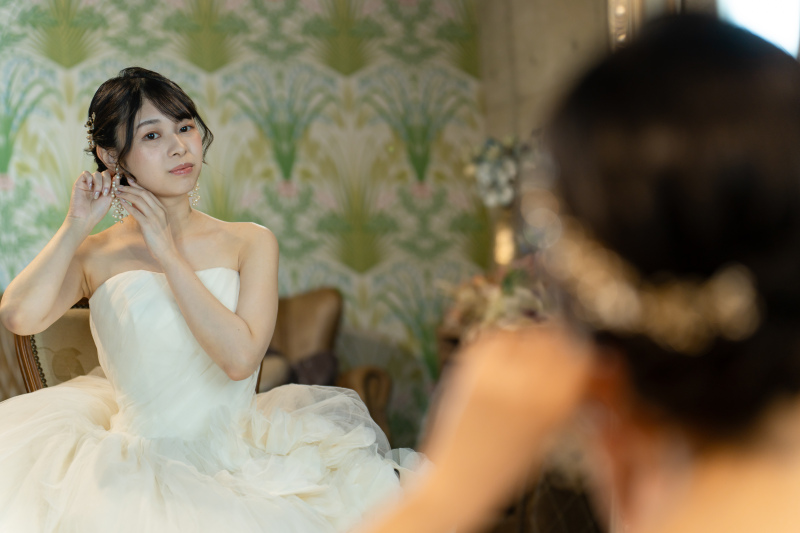 新婦お支度シーン