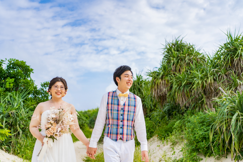 ガーデンとビーチ撮影をお楽しみください