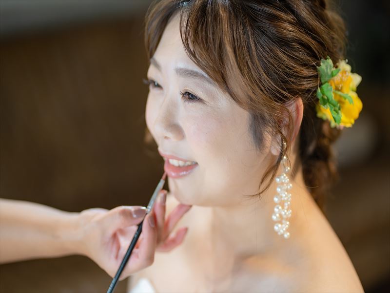 メイクシーンも