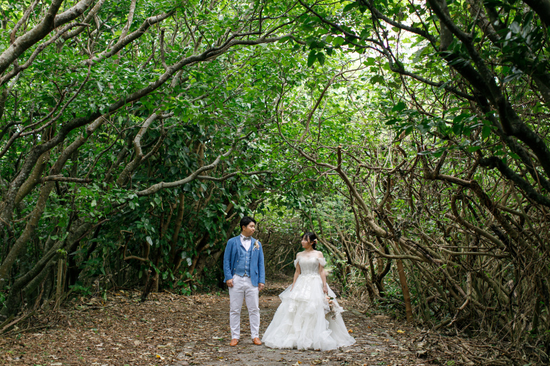 ドレス2着で宮古島フォトウエディングを大満喫！