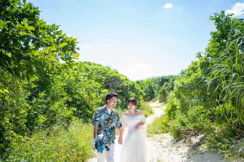 ビーチまでは車で３分