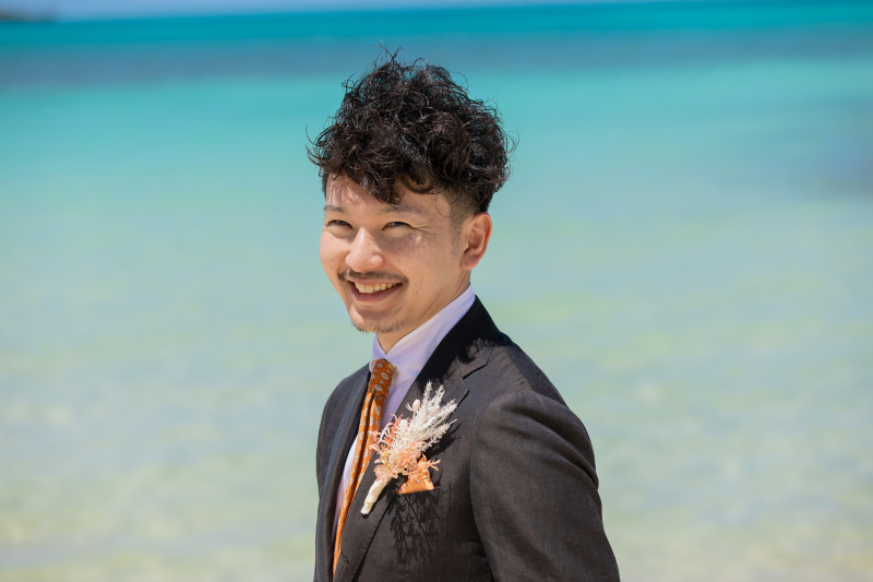 新郎様ソロショット