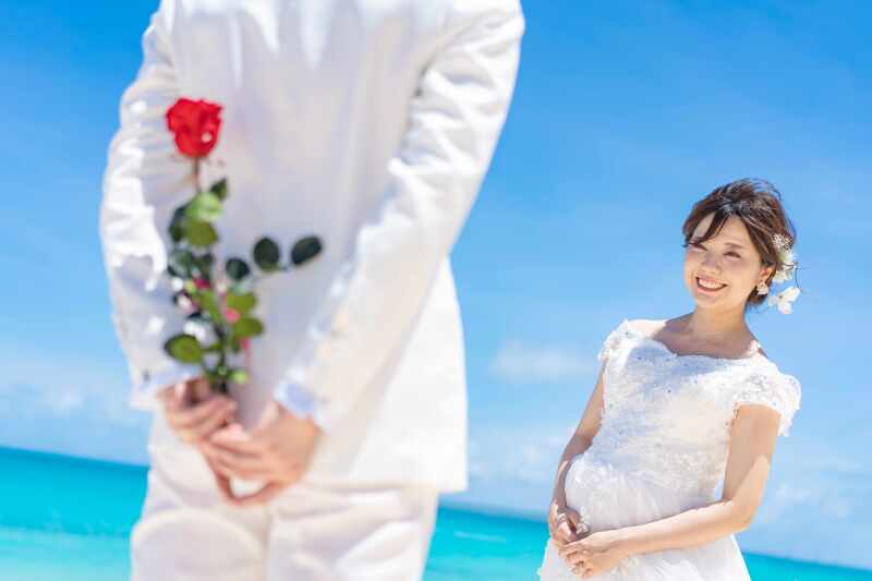 バラの花をご用意いただきました