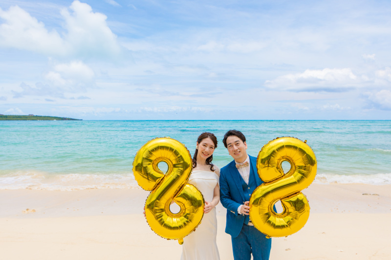 アイテムを使ってビーチで撮影!