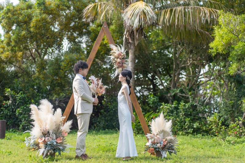 ガーデンアーチで