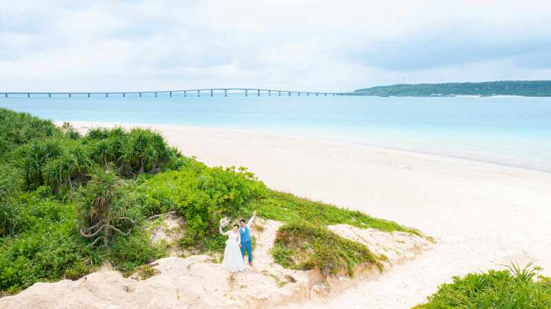 与那覇前浜ビーチにやってきました