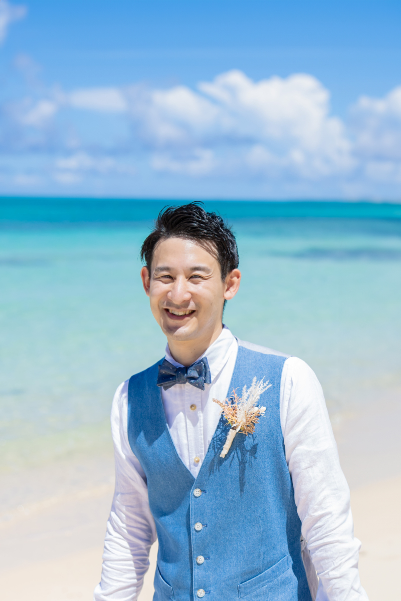 新郎ソロショット