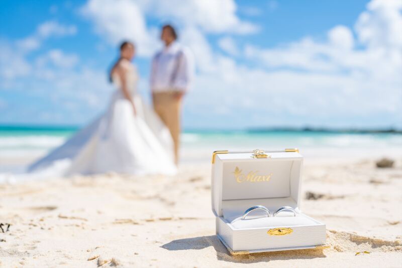 ふたりのリングも一緒に♡