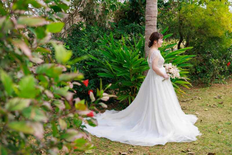 Ａラインのドレス