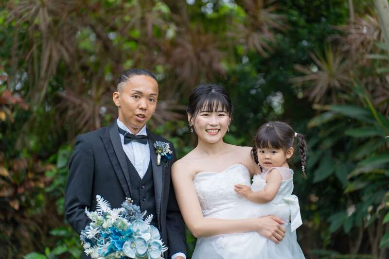 お子様と３人でファミリーフォト