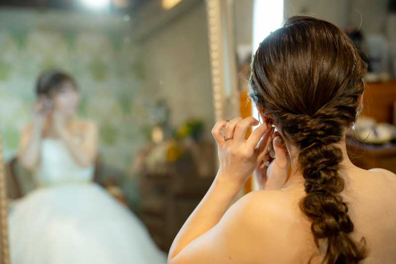 新婦お支度シーン