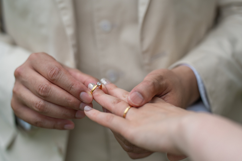 ガーデン挙式風