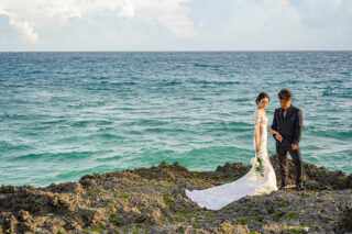 ビーチ＆岩場＆サンセット