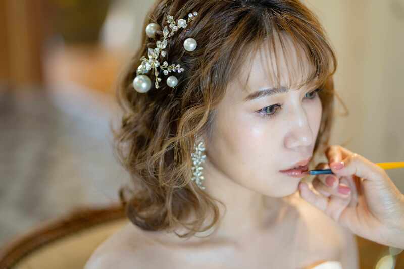 お仕度が整い撮影スタ～トです