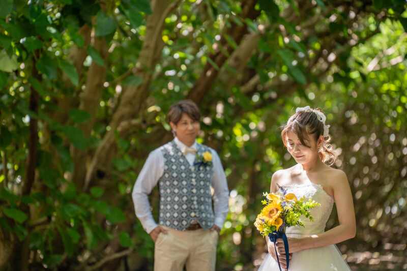 木漏れ日の中で