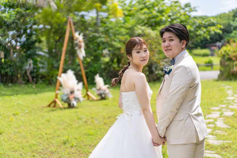 ガーデンで撮影です!