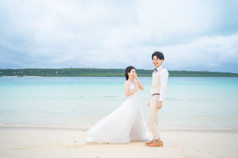 照れるふたり♡