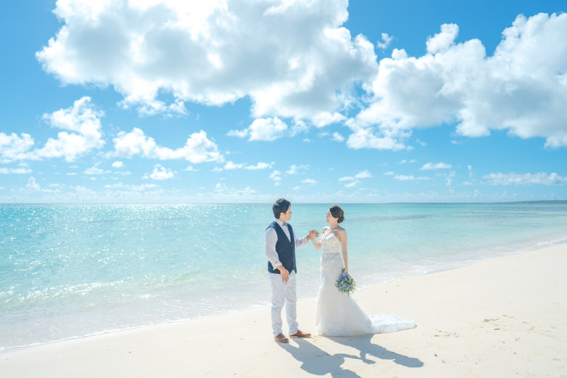 宮古島の透きとおる海