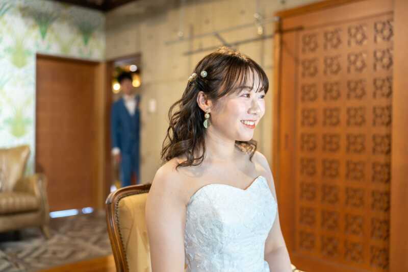 メイクアップ。お支度完了！