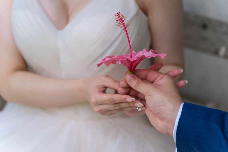 ガーデンから撮影スタートです