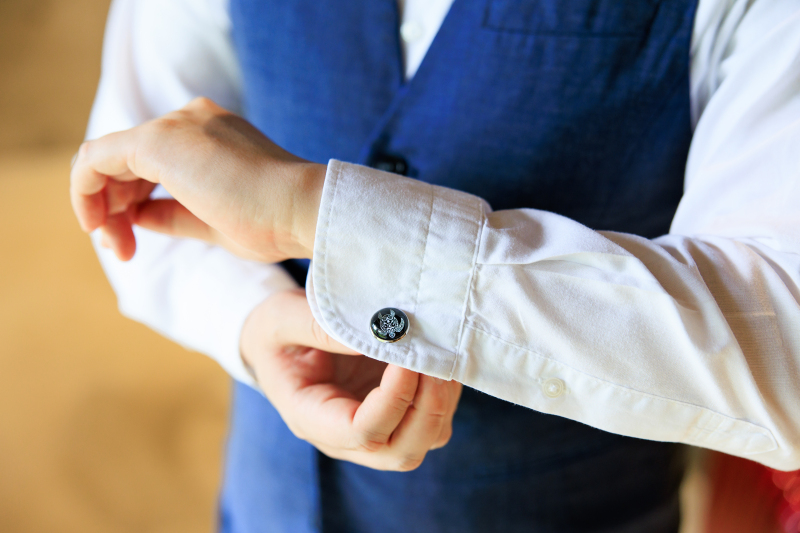 新郎お支度シーン