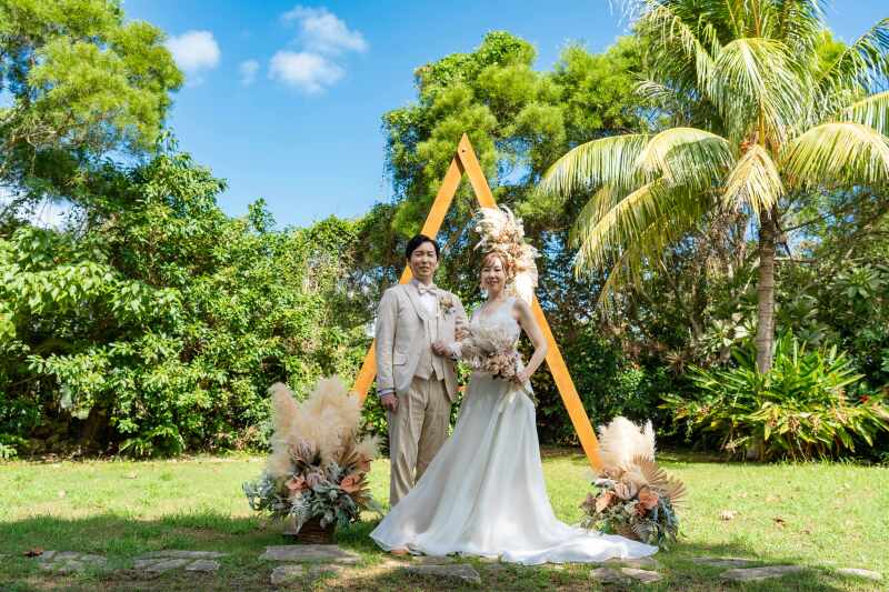 ガーデンアーチを使って