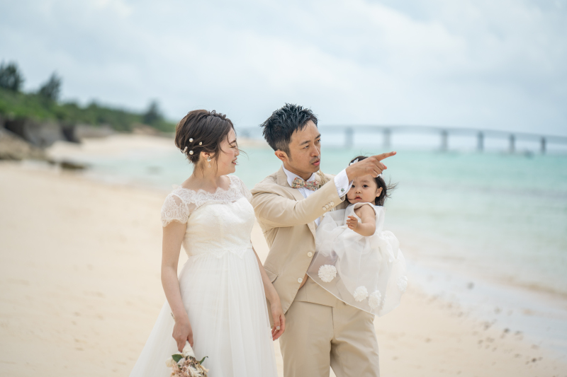 ビーチをお散歩