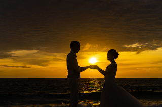 碧い海、そしてサンセット