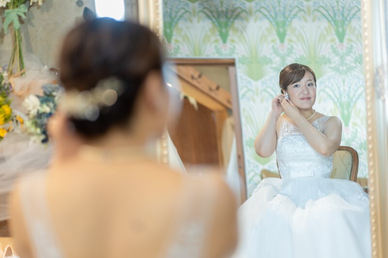 ブライズルーム撮影からスタート