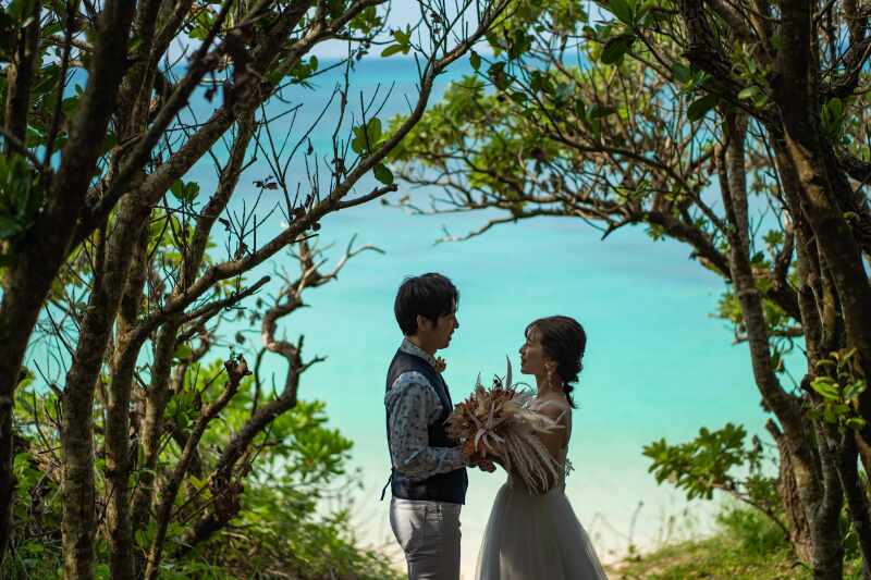 天然のアーチで