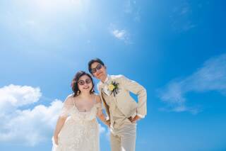 【シエロ宮古のスタッフが紹介します！】空も海も青！晴天のフォトウェディング