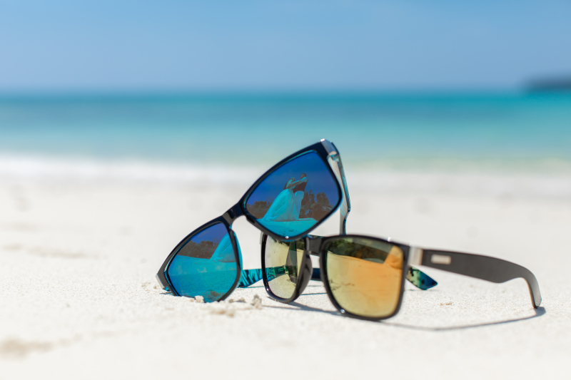 サングラス越しの☆