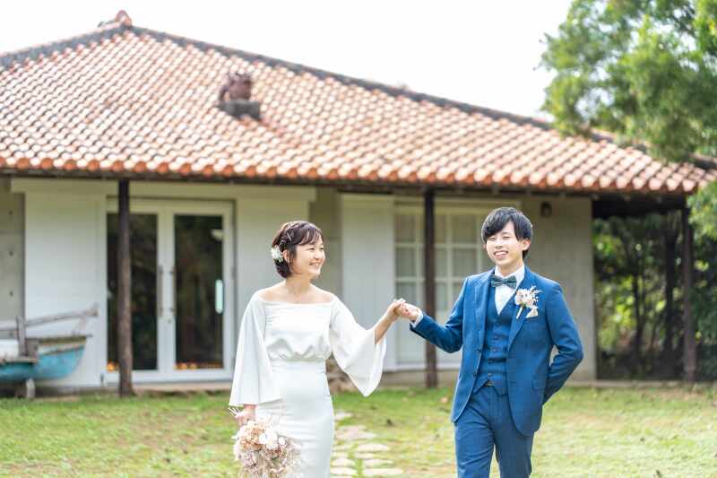 お支度も整ってさあガーデンで