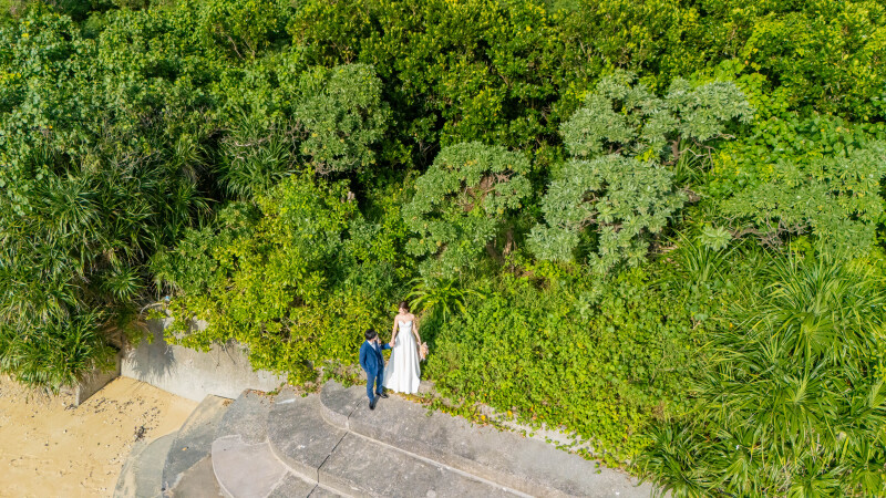 グリーンに囲まれた迫力の1枚！