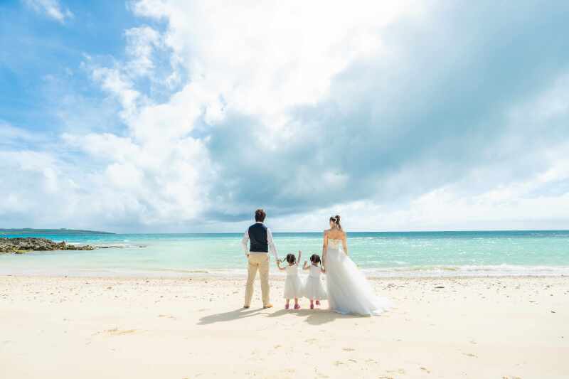 キレイなビーチと青空